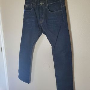 G star raw 3301 dark wash denim jeans